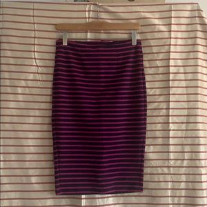 Striped skirt